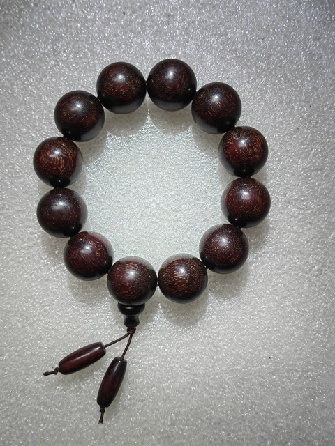 古玩雜項(xiàng)紫檀金星珠串拍賣，當(dāng)前價(jià)格298元