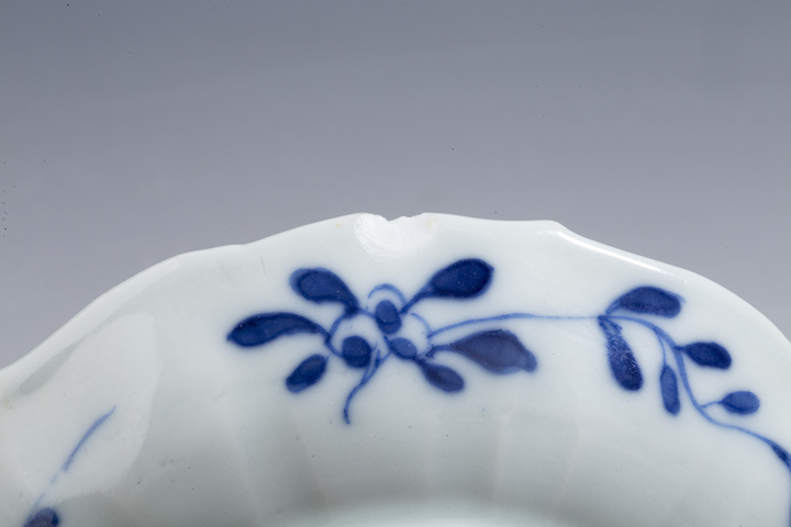 古玩陶瓷清光緒·青花開窗洞石花卉紋花口碟
真品鑒賞圖