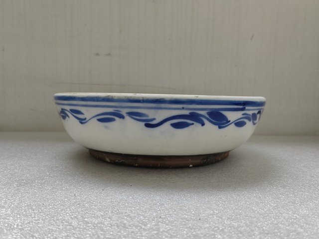 古玩陶瓷青花魚藻紋淺盤拍賣，當(dāng)前價(jià)格998元