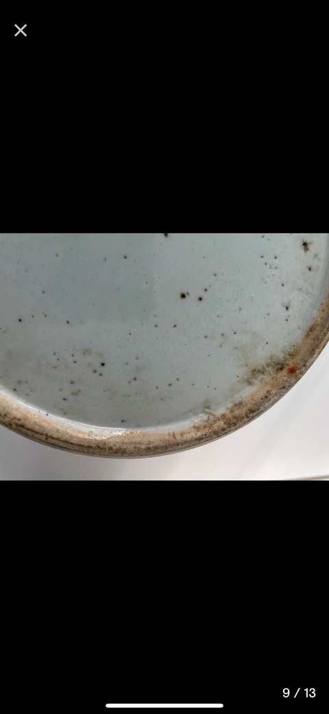 古玩陶瓷青花淡描花卉紋喜字罐真品鑒賞圖