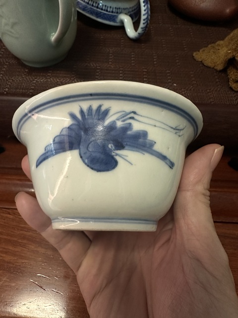 古玩陶瓷青花杯真品鑒賞圖