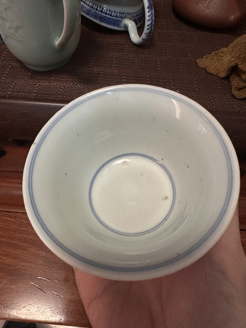 古玩陶瓷青花杯真品鑒賞圖