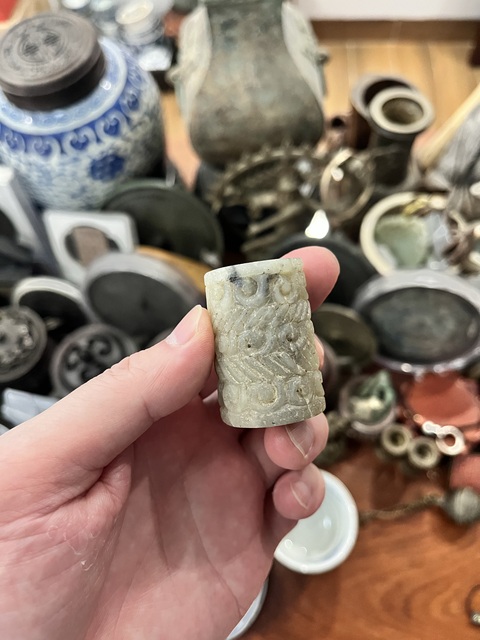 古玩玉器戰國卷云紋勒拍賣,當前價格999元