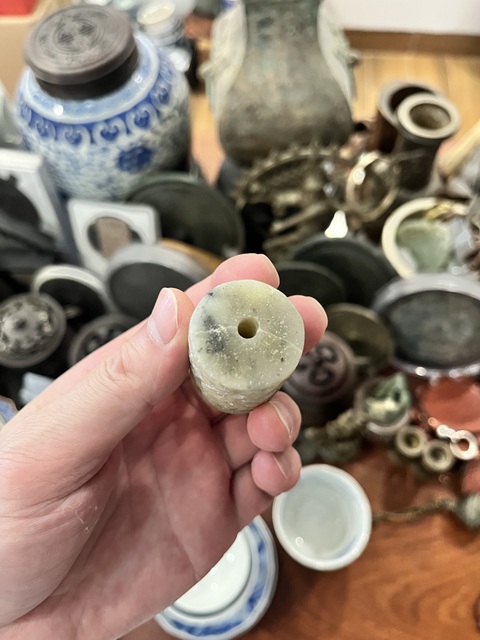 古玩玉器戰國卷云紋勒拍賣,當前價格999元