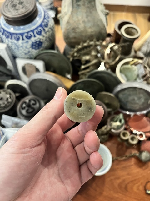古玩玉器戰國卷云紋勒拍賣,當前價格999元