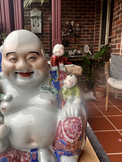 古玩陶瓷五子鬧佛真品鑒賞圖