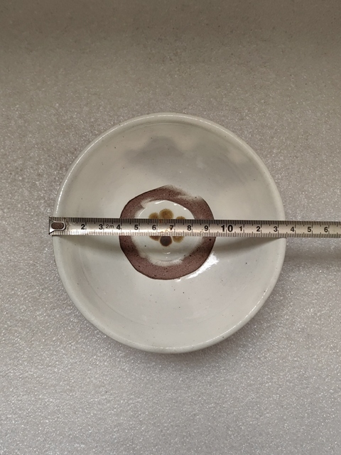 古玩陶瓷磁州窯白釉茶碗拍賣，當前價格480元