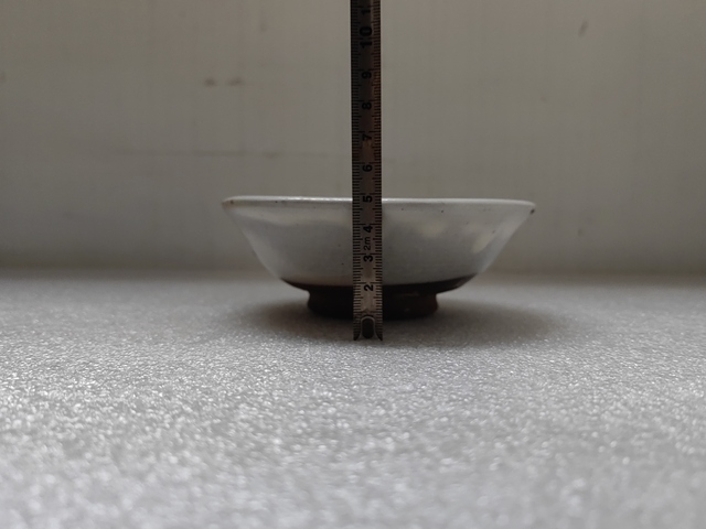 古玩陶瓷磁州窯白釉茶碗拍賣，當前價格480元