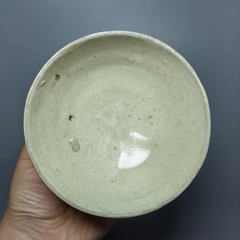 古玩陶瓷金代，磁州窯白釉茶盞拍賣，當前價格1280元
