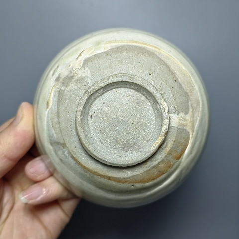 古玩陶瓷金代，磁州窯白釉茶盞拍賣，當前價格1280元