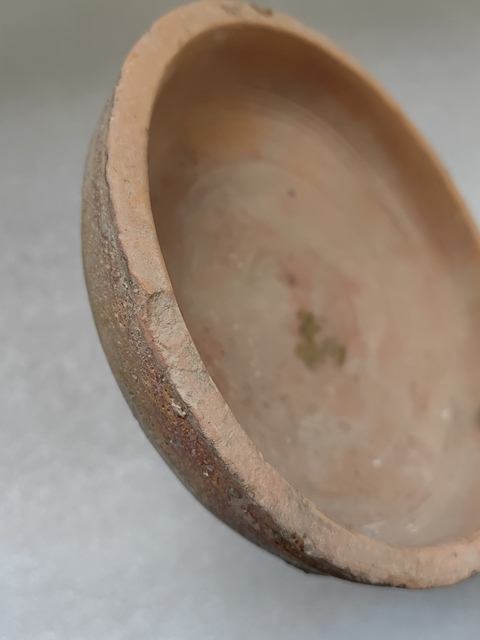 古玩陶瓷黃釉蓋盒拍賣,當前價格480元
