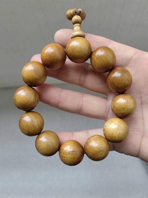 古玩雜項金絲楠木手串拍賣，當前價格298元