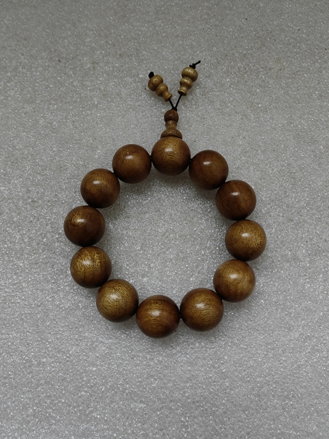 古玩雜項金絲楠木手串拍賣，當前價格298元