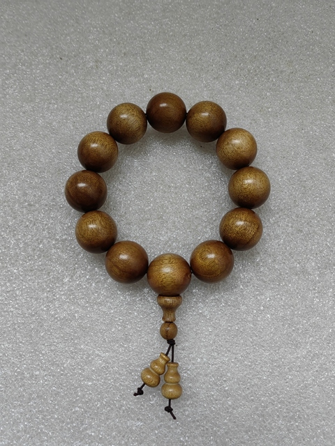 古玩雜項金絲楠木手串拍賣，當前價格298元
