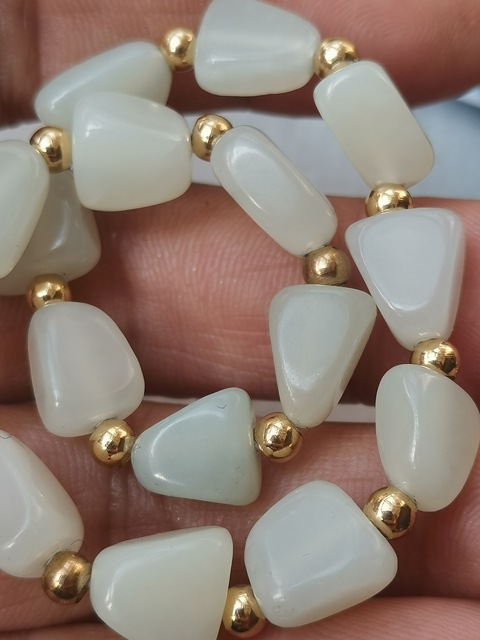 古玩玉器隨形和田玉手串拍賣,當前價格499元