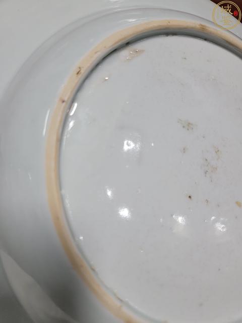 古玩陶瓷清雍乾 粉彩博古花卉紋折沿盤拍賣,當前價格4000元
