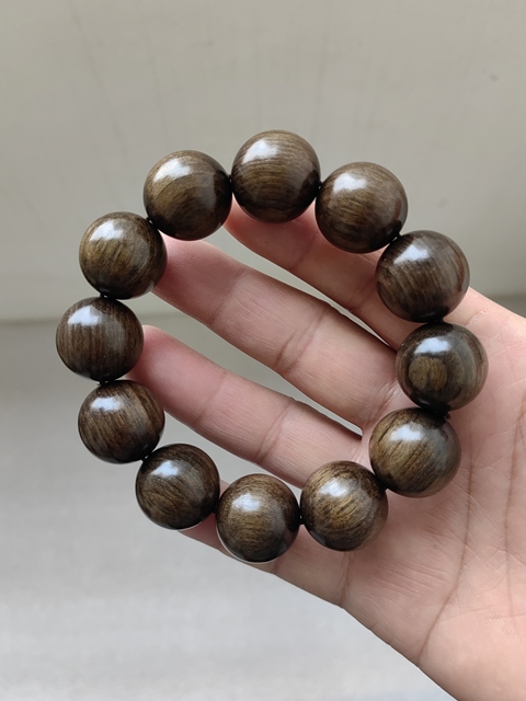 古玩雜項金絲楠陰沉木手串拍賣，當前價格298元