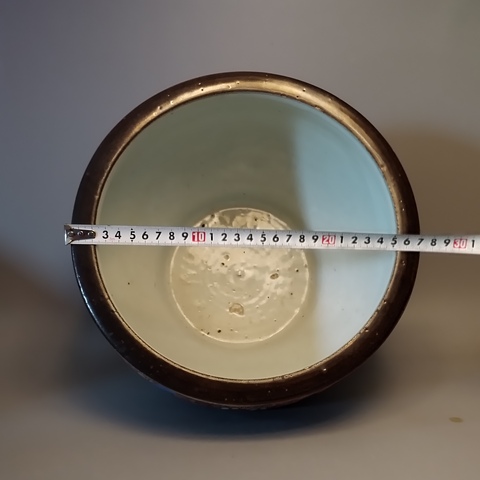 古玩陶瓷【精品的精品】清中晚期青花五彩飛馬案缸拍賣,當前價格58000元