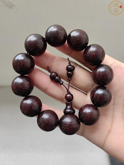 古玩雜項(xiàng)小葉金星紫檀手串拍賣，當(dāng)前價(jià)格298元