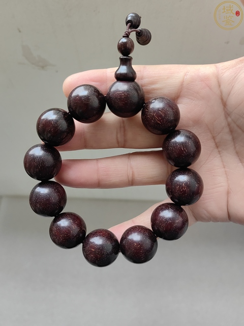 古玩雜項(xiàng)小葉金星紫檀手串拍賣，當(dāng)前價(jià)格298元