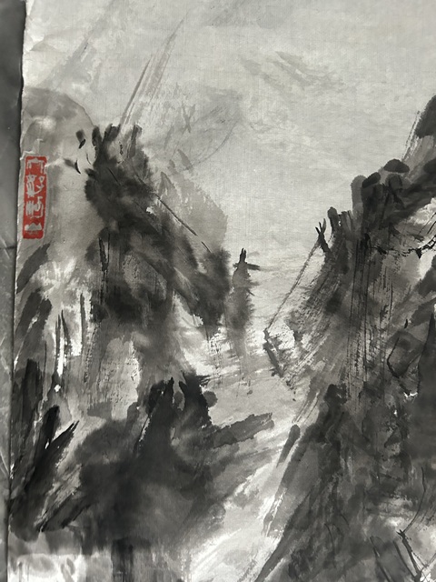 古玩字畫馬俊卿《古道西風瘦馬》拍賣，當前價格5788元