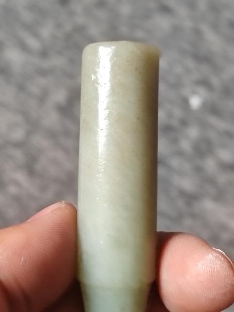 古玩玉器清代和田玉煙嘴拍賣,當前價格1288元