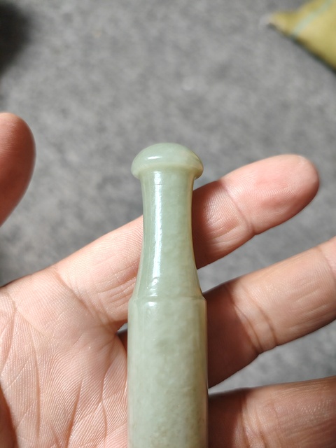 古玩玉器清代和田玉煙嘴拍賣,當前價格1288元