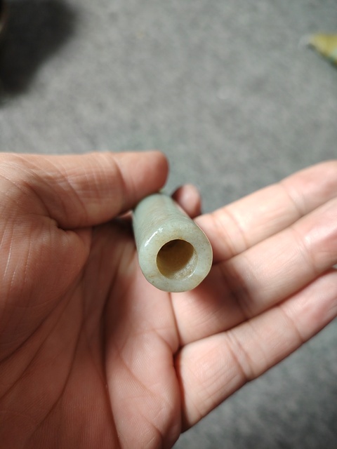 古玩玉器清代和田玉煙嘴拍賣,當前價格1288元