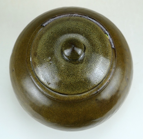 古玩陶瓷精品:明代耀州窯茶葉末釉蓋罐（1368年-1644年）拍賣，當(dāng)前價格900元