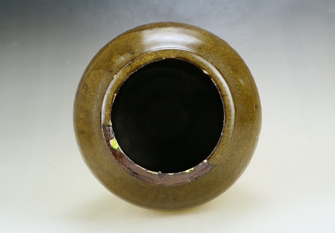 古玩陶瓷精品:明代耀州窯茶葉末釉蓋罐（1368年-1644年）拍賣，當(dāng)前價格900元