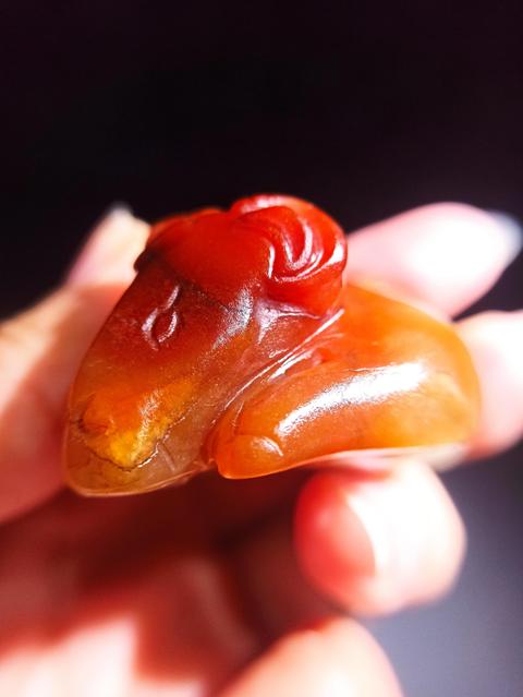 古玩玉器收藏級清代翡翠雕“三陽開泰”擺件拍賣，當前價格28000元