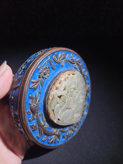 古玩玉器明代和田玉雕“龍紋帶板”拍賣，當前價格22000元
