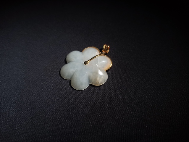 古玩玉器明代和田玉雕“帽花”拍賣，當前價格5800元