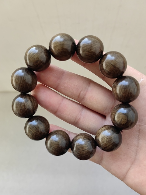 古玩雜項金絲楠陰沉木手串拍賣，當前價格298元