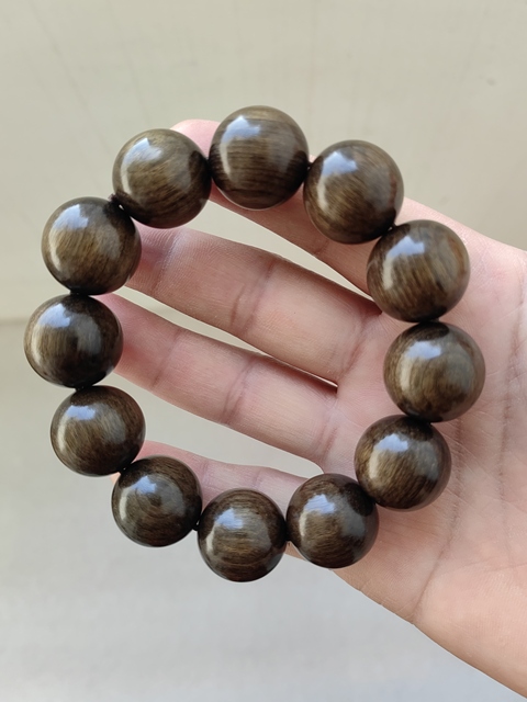 古玩雜項金絲楠陰沉木手串拍賣，當前價格298元