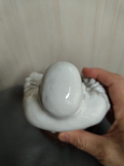 古玩陶瓷德化窯白釉彌勒佛拍賣,當前價格488元