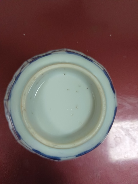 古玩陶瓷康熙青花花口杯拍賣,當前價格1980元