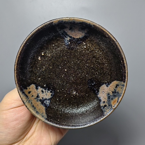 古玩陶瓷元代?鐵銹斑盞拍賣,當(dāng)前價(jià)格2200元