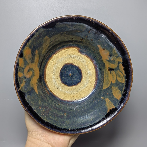 古玩陶瓷元代,鳯鳥(niǎo)鐵銹斑大碗拍賣,當(dāng)前價(jià)格4999元