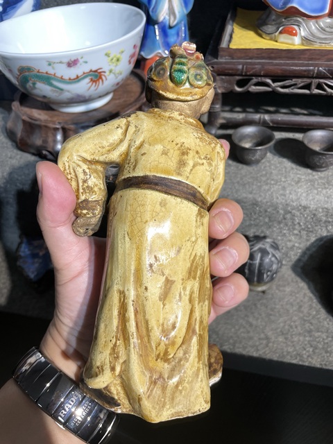 古玩陶瓷石灣公仔人物造像拍賣,當前價格4800元