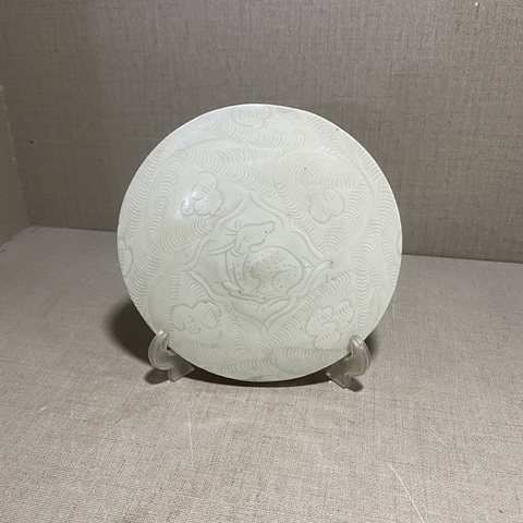 古玩陶瓷青白釉刻鹿紋標(biāo)本拍賣，當(dāng)前價(jià)格1200元