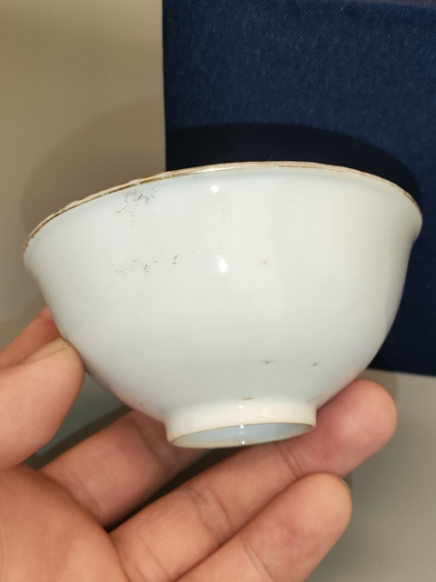 古玩陶瓷民國，粉彩多子多福圖茶碗拍賣，當前價格399元