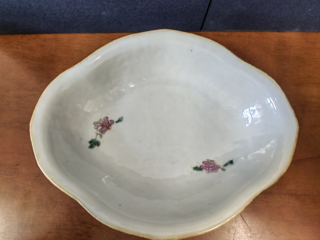 古玩陶瓷粉彩無雙譜海棠盆拍賣，當前價格5666元