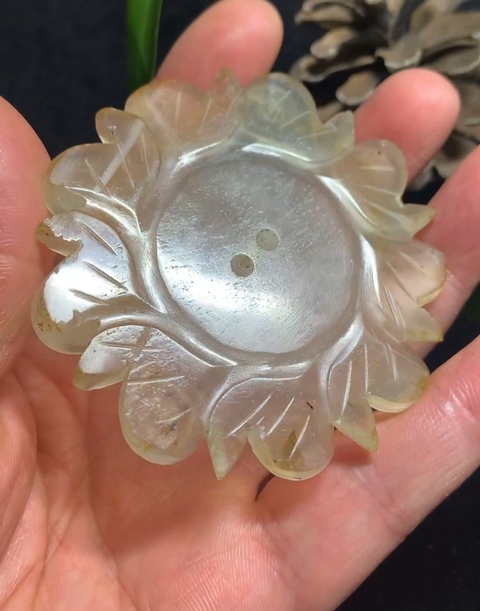 古玩玉器明代瑪瑙雕“將軍扣”拍賣,當前價格6600元