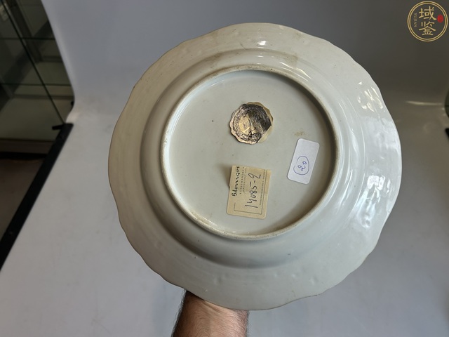古玩陶瓷獅紋青花盤拍賣，當前價格3500元