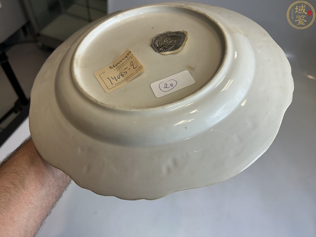 古玩陶瓷獅紋青花盤拍賣，當前價格3500元