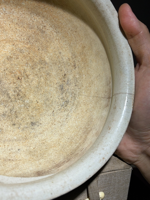 古玩陶瓷明代哥釉三足香爐拍賣,當前價格1388元