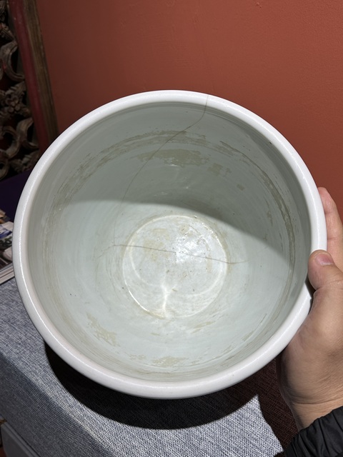 古玩陶瓷清代雍正青花山水人物紋卷缸拍賣,當前價格88000元