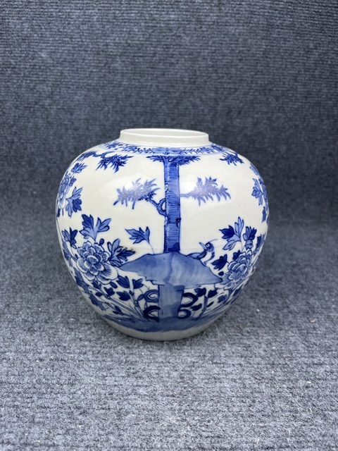 古玩陶瓷青花花鳥紋罐拍賣,當(dāng)前價(jià)格2688元