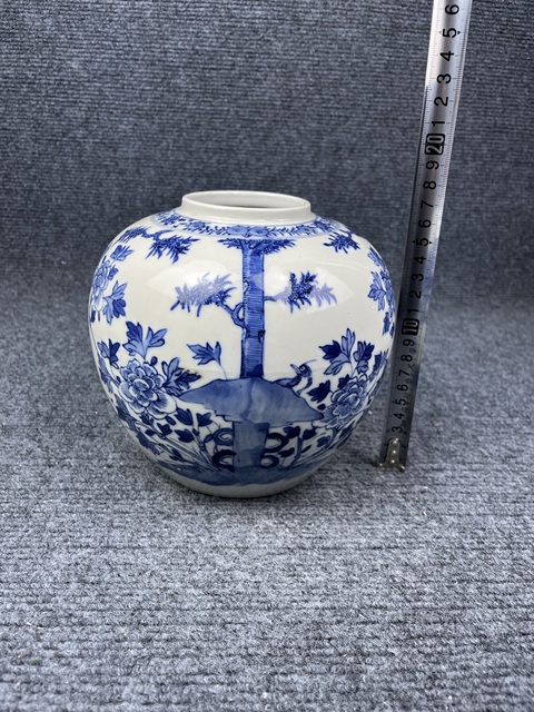 古玩陶瓷青花花鳥紋罐拍賣,當(dāng)前價(jià)格2688元